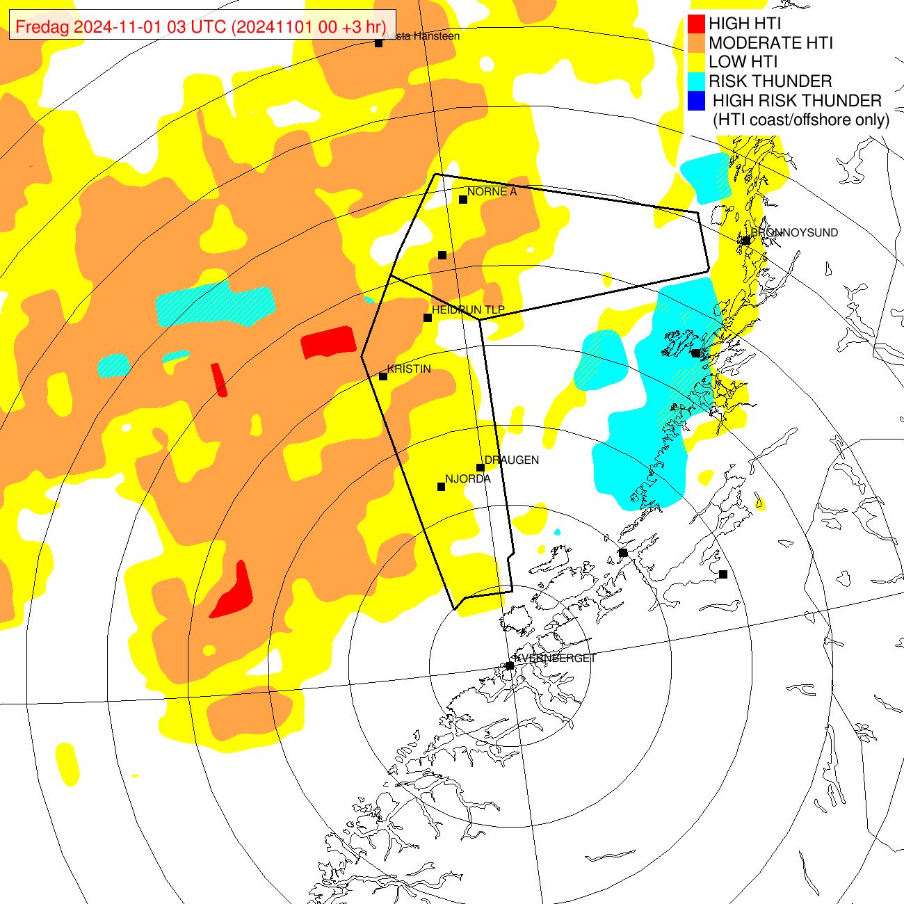 Operational forecast